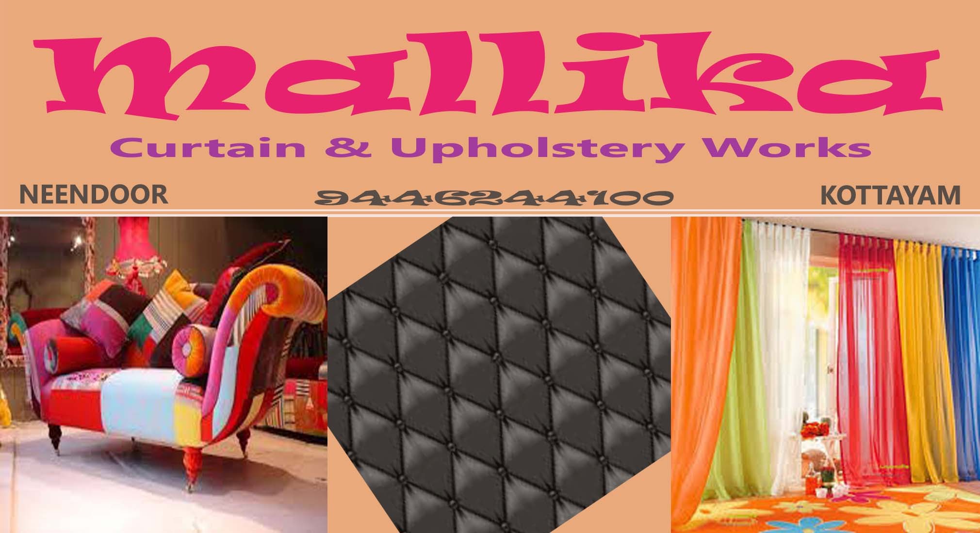 Mallika Curtain and Upholstery Works in Unnamed Road E Fordern